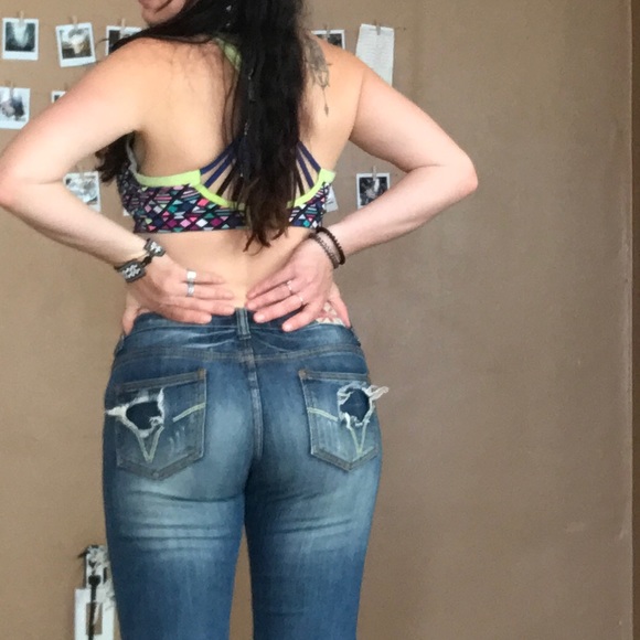 MACHINE distressed low-rise 👖 - Picture 7 of 12